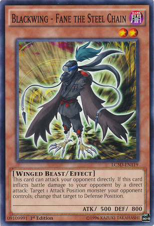 Blackwing - Fane the Steel Chain [LC5D-EN119] Common | Jomio and Rueliete's Cards and Comics