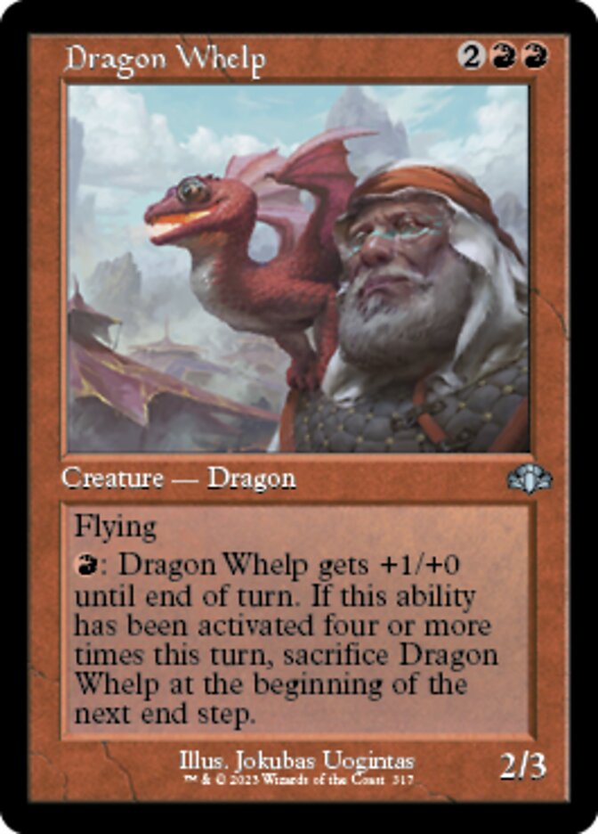 Dragon Whelp (Retro) [Dominaria Remastered] | Jomio and Rueliete's Cards and Comics