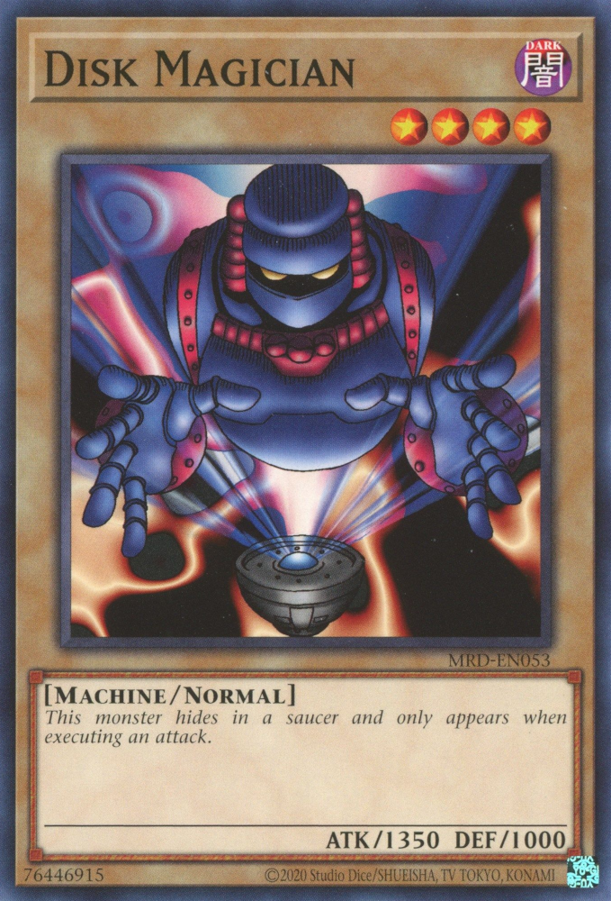 Disk Magician [MRD-EN053] Common | Jomio and Rueliete's Cards and Comics