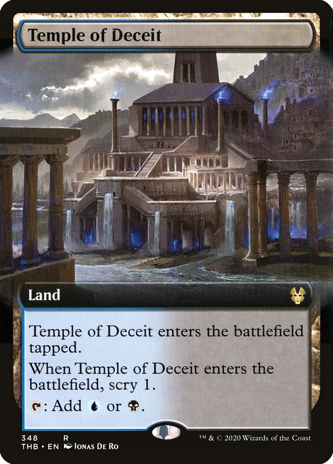Temple of Deceit (Extended Art) [Theros Beyond Death] | Jomio and Rueliete's Cards and Comics