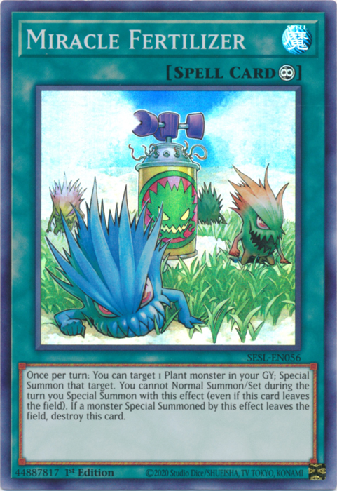 Miracle Fertilizer [SESL-EN056] Super Rare | Jomio and Rueliete's Cards and Comics