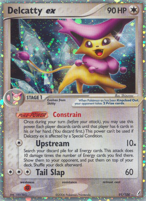 Delcatty ex (91/100) [EX: Crystal Guardians] | Jomio and Rueliete's Cards and Comics