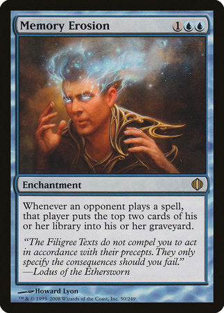 Memory Erosion [Shards of Alara] | Jomio and Rueliete's Cards and Comics