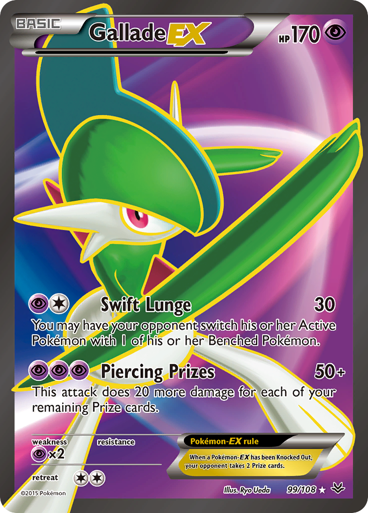 Gallade EX (99/108) [XY: Roaring Skies] | Jomio and Rueliete's Cards and Comics