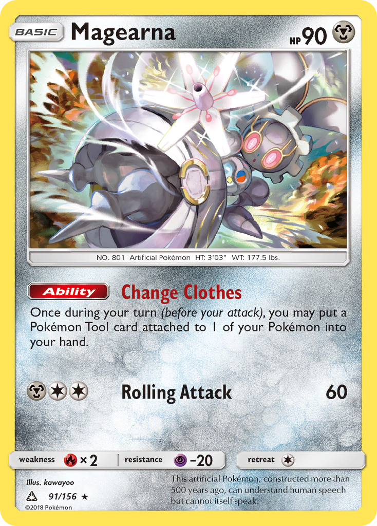 Magearna (91/156) [Sun & Moon: Ultra Prism] | Jomio and Rueliete's Cards and Comics