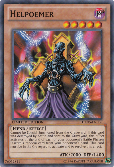 Helpoemer [GLD5-EN006] Common | Jomio and Rueliete's Cards and Comics