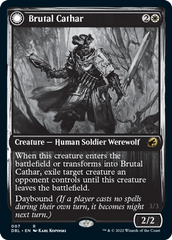 Brutal Cathar // Moonrage Brute [Innistrad: Double Feature] | Jomio and Rueliete's Cards and Comics