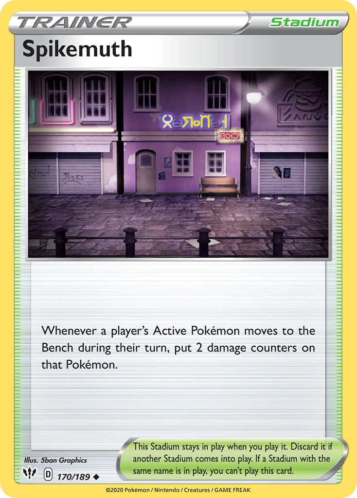 Spikemuth (170/189) [Sword & Shield: Darkness Ablaze] | Jomio and Rueliete's Cards and Comics
