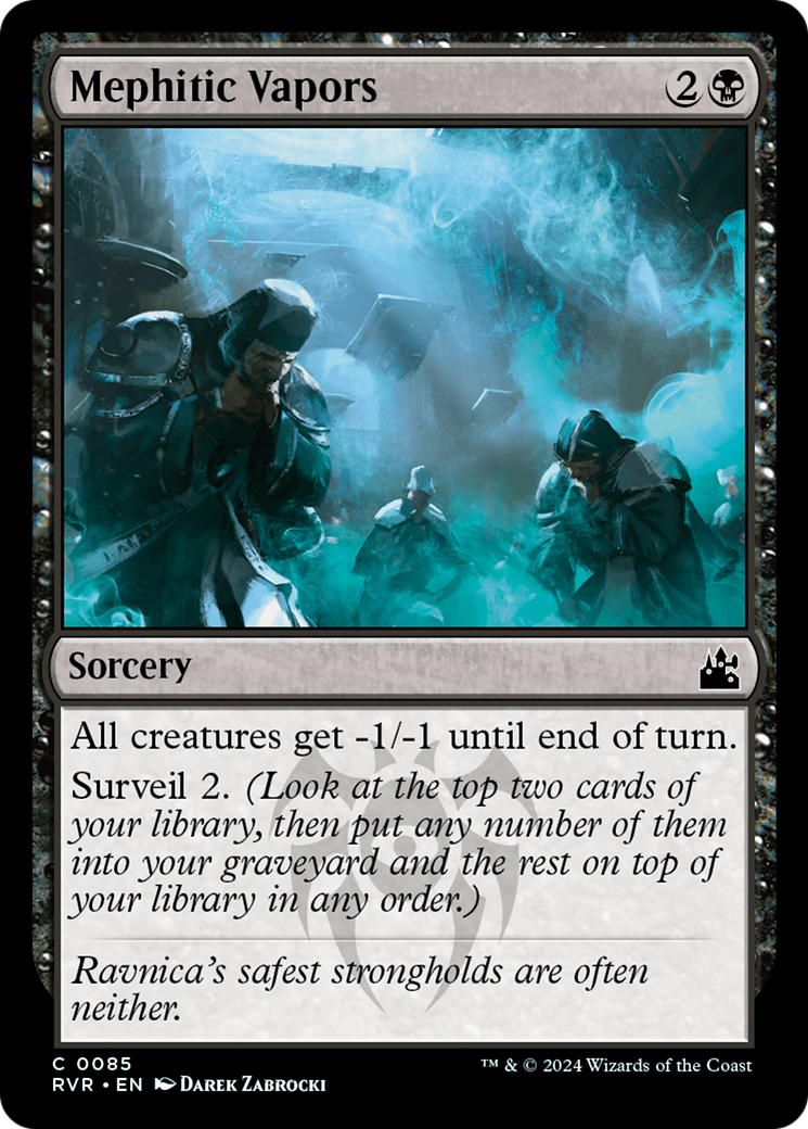Mephitic Vapors [Ravnica Remastered] | Jomio and Rueliete's Cards and Comics