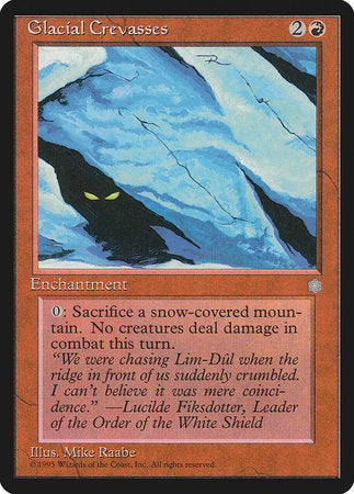 Glacial Crevasses [Ice Age] | Jomio and Rueliete's Cards and Comics