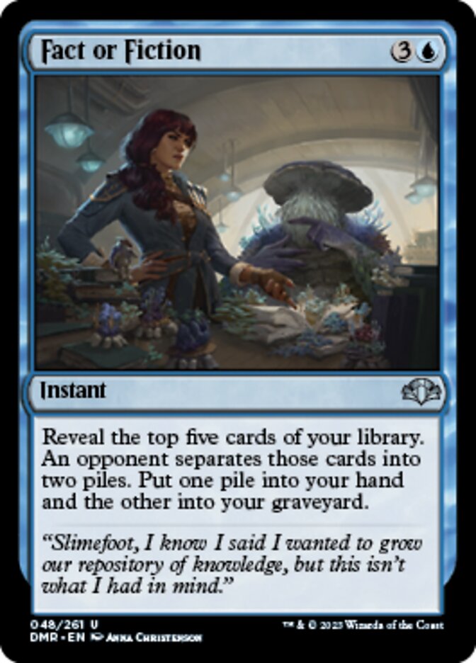 Fact or Fiction [Dominaria Remastered] | Jomio and Rueliete's Cards and Comics