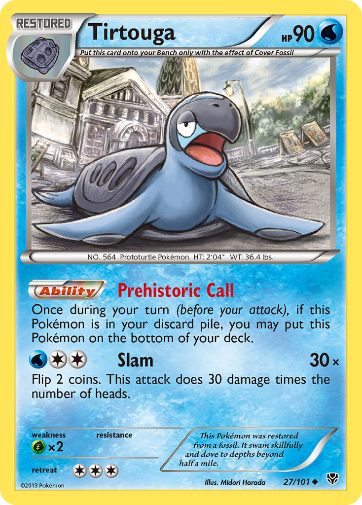 Tirtouga (27/101) [Black & White: Plasma Blast] | Jomio and Rueliete's Cards and Comics