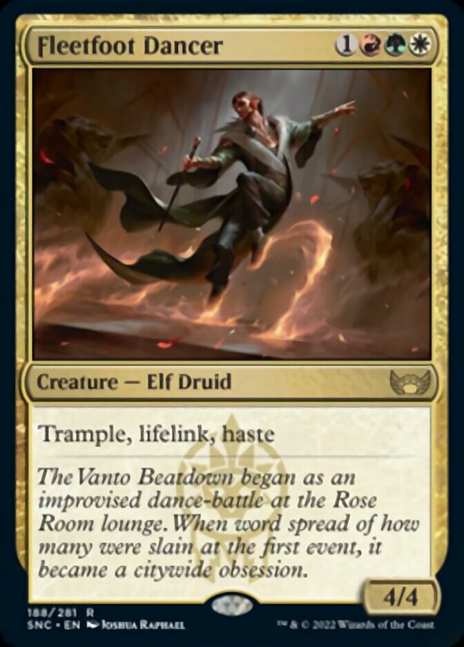 Fleetfoot Dancer [Streets of New Capenna] | Jomio and Rueliete's Cards and Comics