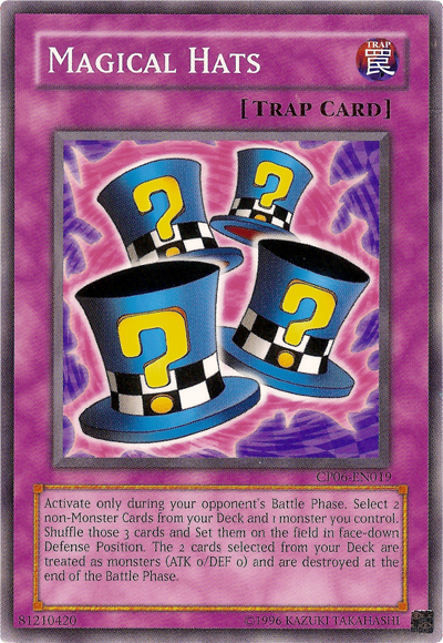 Magical Hats [CP06-EN019] Common | Jomio and Rueliete's Cards and Comics