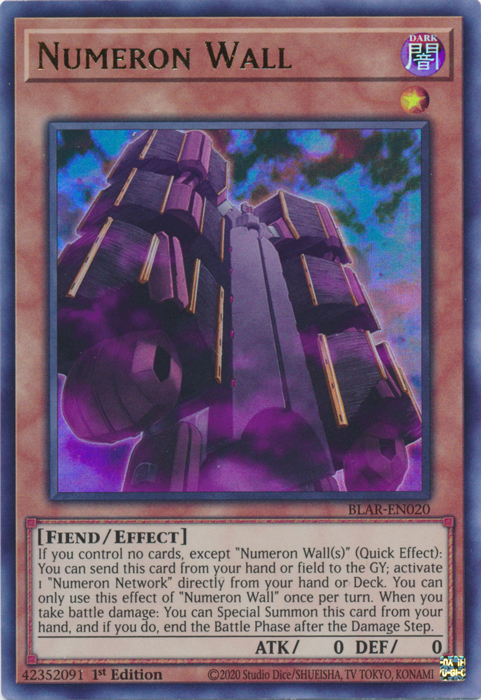 Numeron Wall [BLAR-EN020] Ultra Rare | Jomio and Rueliete's Cards and Comics