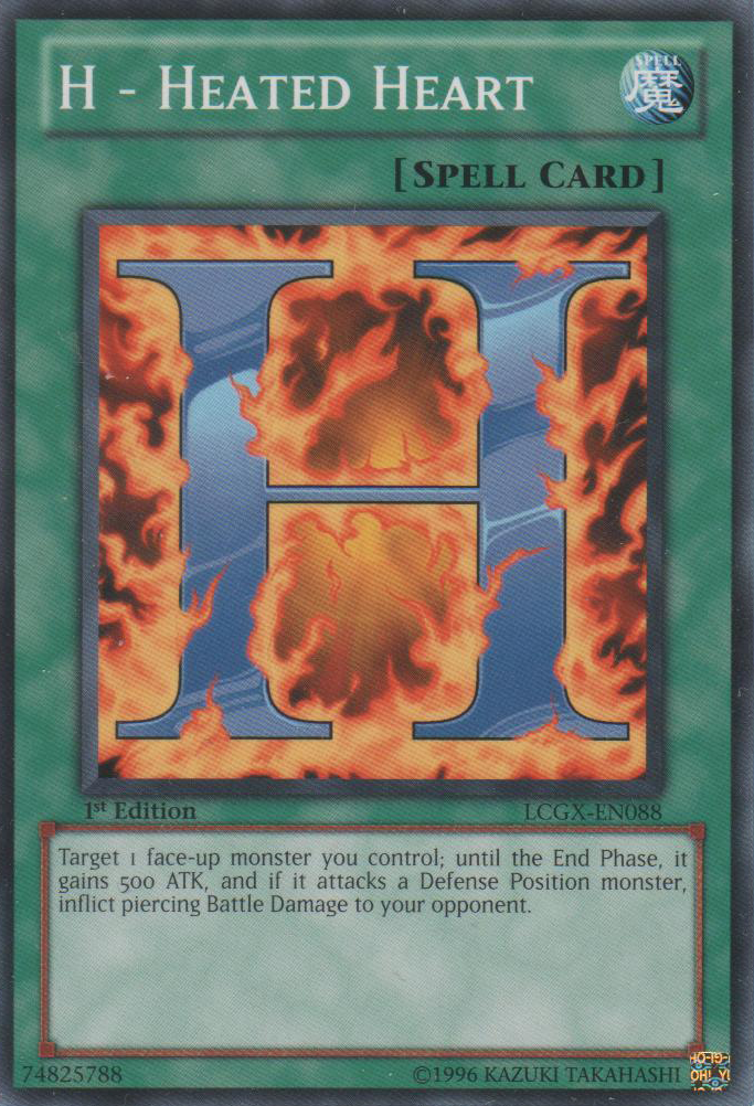 H - Heated Heart [LCGX-EN088] Common | Jomio and Rueliete's Cards and Comics