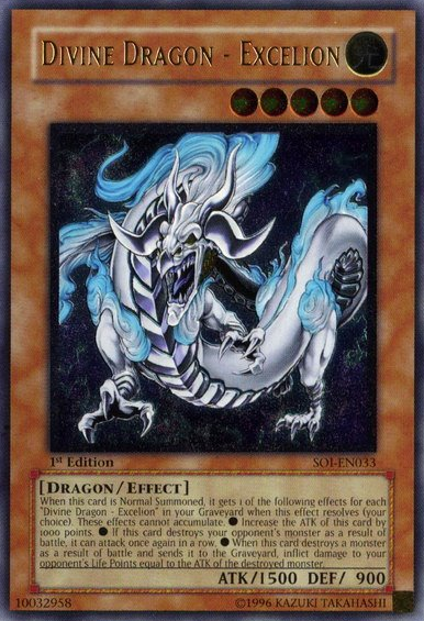 Divine Dragon - Excelion (UTR) [SOI-EN033] Ultimate Rare | Jomio and Rueliete's Cards and Comics