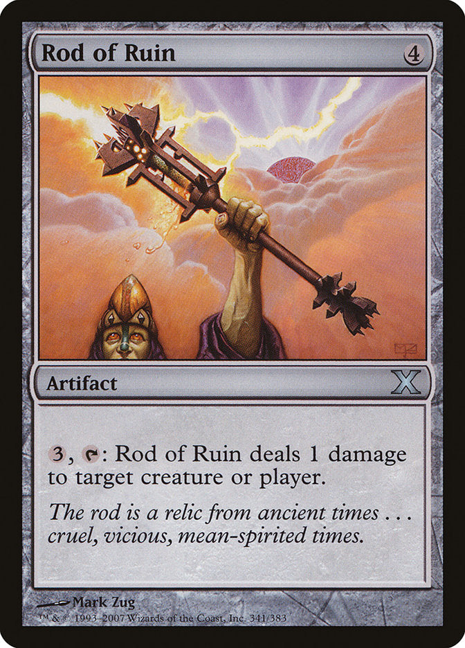 Rod of Ruin [Tenth Edition] | Jomio and Rueliete's Cards and Comics