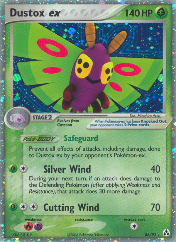 Dustox ex (86/92) [EX: Legend Maker] | Jomio and Rueliete's Cards and Comics