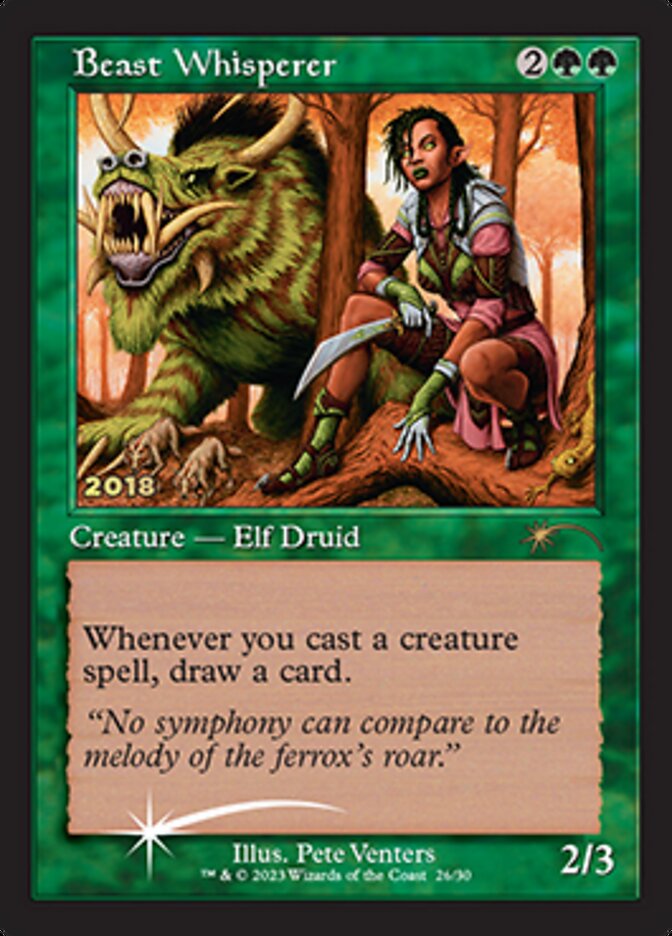 Beast Whisperer [30th Anniversary Promos] | Jomio and Rueliete's Cards and Comics