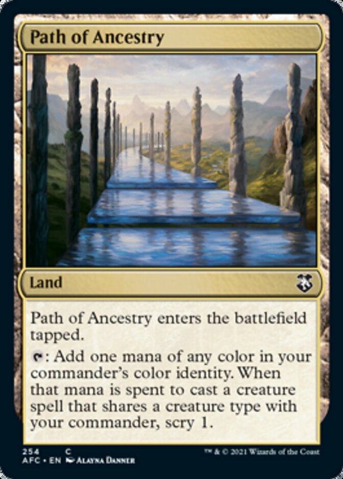 Path of Ancestry [Dungeons & Dragons: Adventures in the Forgotten Realms Commander] | Jomio and Rueliete's Cards and Comics