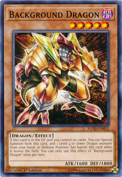 Background Dragon [FLOD-EN012] Common | Jomio and Rueliete's Cards and Comics