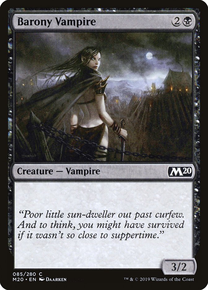 Barony Vampire [Core Set 2020] | Jomio and Rueliete's Cards and Comics