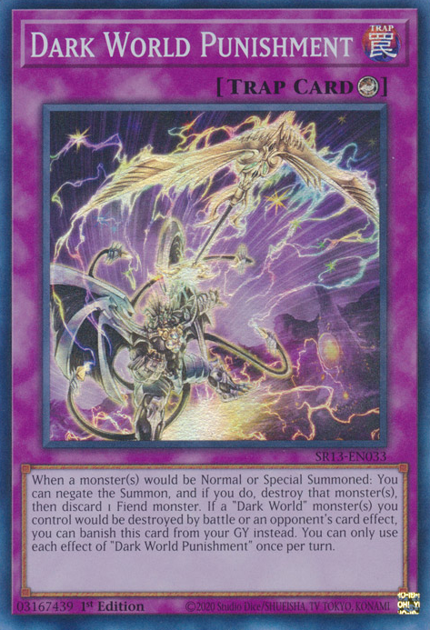 Dark World Punishment [SR13-EN033] Super Rare | Jomio and Rueliete's Cards and Comics