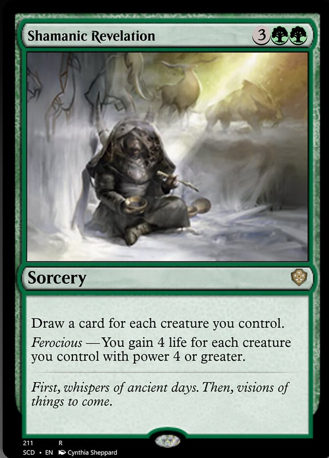 Shamanic Revelation [Starter Commander Decks] | Jomio and Rueliete's Cards and Comics