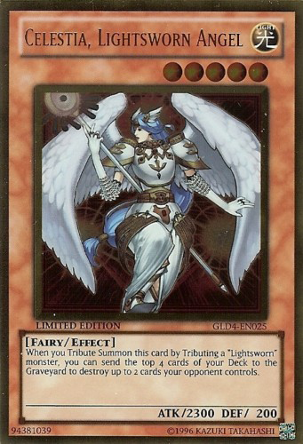 Celestia, Lightsworn Angel [GLD4-EN025] Gold Rare | Jomio and Rueliete's Cards and Comics