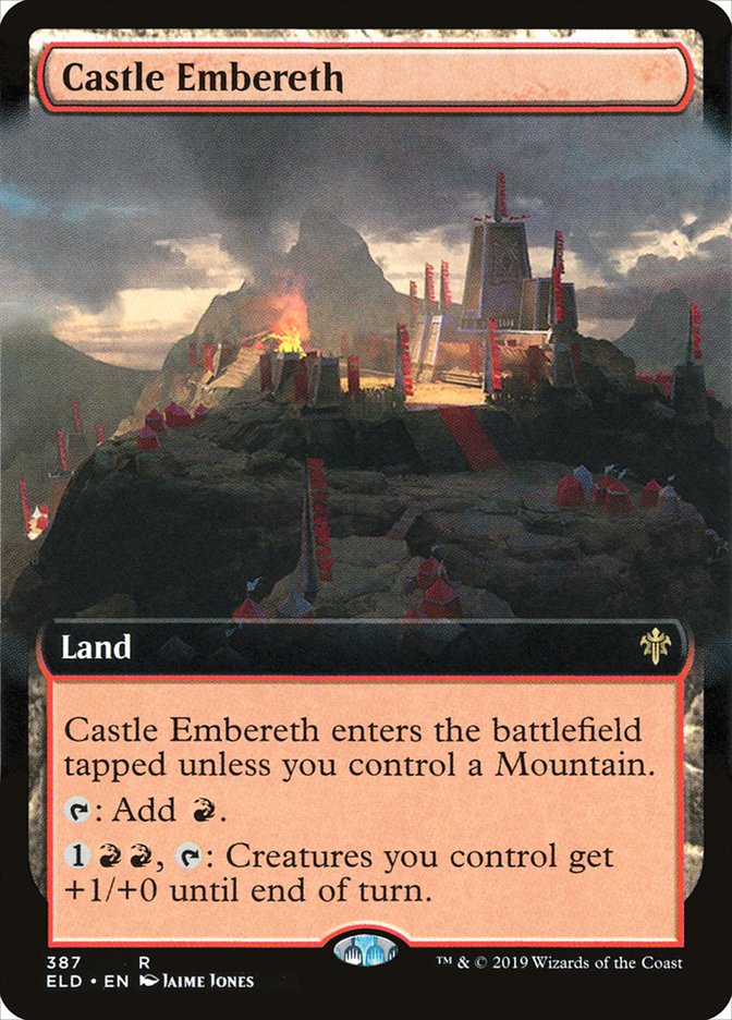 Castle Embereth (Extended Art) [Throne of Eldraine] | Jomio and Rueliete's Cards and Comics