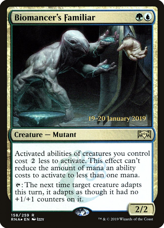 Biomancer's Familiar [Ravnica Allegiance Prerelease Promos] | Jomio and Rueliete's Cards and Comics