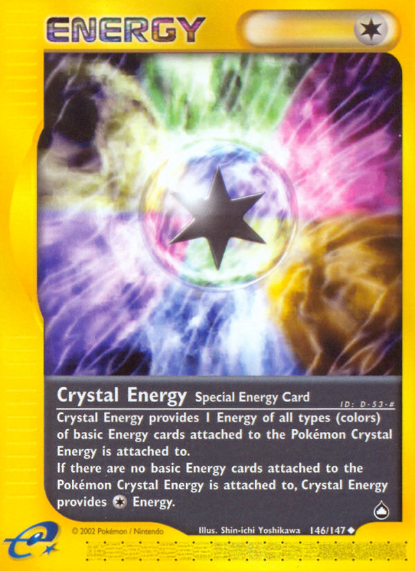Crystal Energy (146/147) [Aquapolis] | Jomio and Rueliete's Cards and Comics