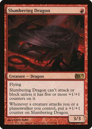 Slumbering Dragon [Magic 2013] | Jomio and Rueliete's Cards and Comics