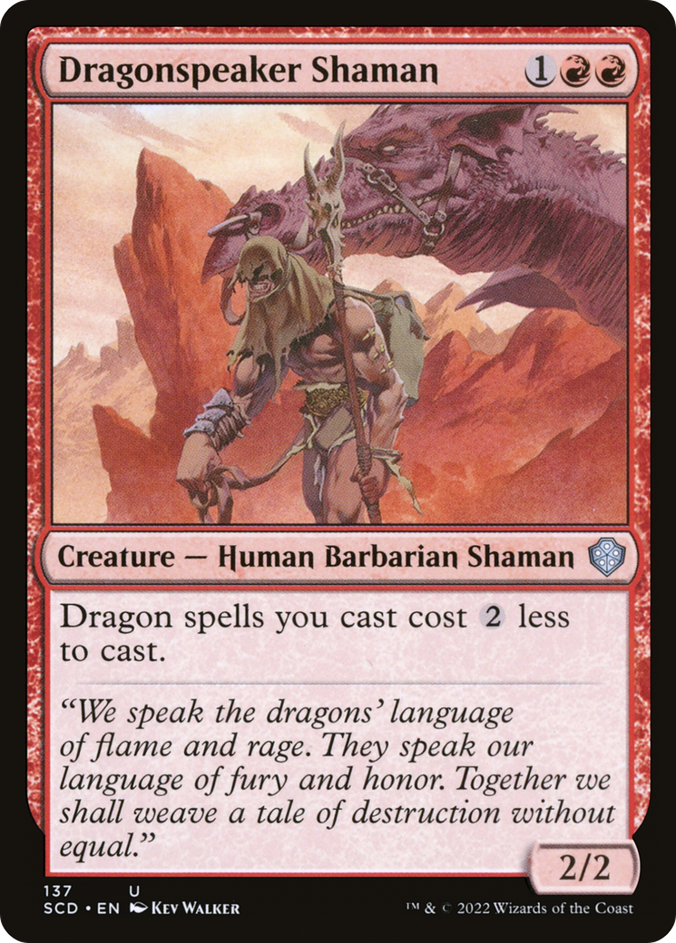 Dragonspeaker Shaman [Starter Commander Decks] | Jomio and Rueliete's Cards and Comics
