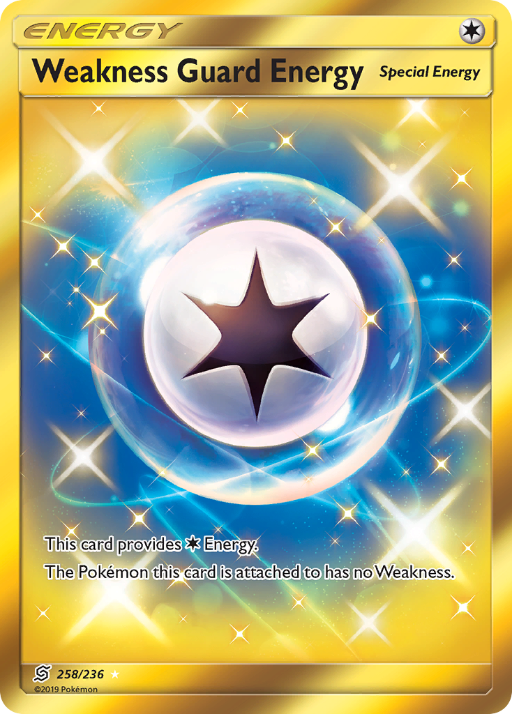 Weakness Guard Energy (258/236) [Sun & Moon: Unified Minds] | Jomio and Rueliete's Cards and Comics