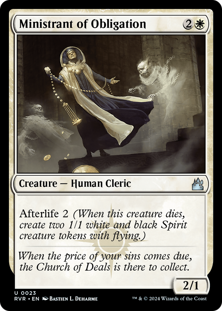 Ministrant of Obligation [Ravnica Remastered] | Jomio and Rueliete's Cards and Comics