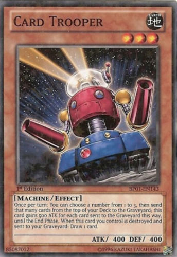 Card Trooper [BP01-EN143] Starfoil Rare | Jomio and Rueliete's Cards and Comics