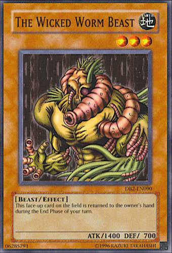 The Wicked Worm Beast [DB2-EN090] Common | Jomio and Rueliete's Cards and Comics