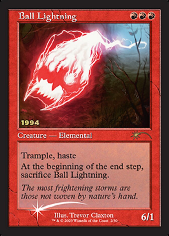Ball Lightning [30th Anniversary Promos] | Jomio and Rueliete's Cards and Comics