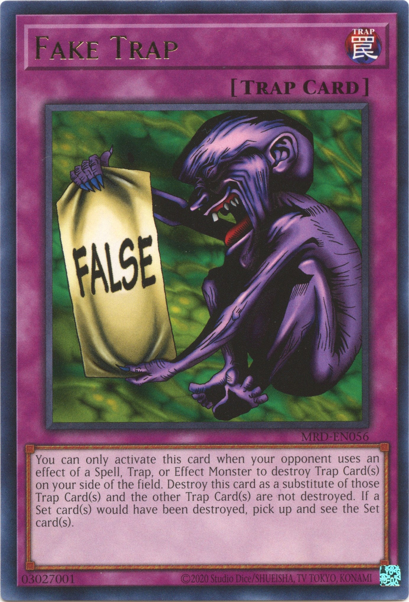 Fake Trap (25th Anniversary) [MRD-EN056] Rare | Jomio and Rueliete's Cards and Comics
