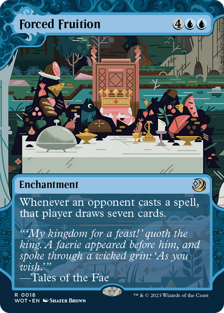 Forced Fruition [Wilds of Eldraine: Enchanting Tales] | Jomio and Rueliete's Cards and Comics