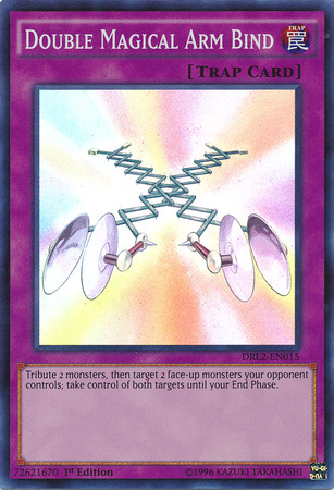 Double Magical Arm Bind [DRL2-EN015] Super Rare | Jomio and Rueliete's Cards and Comics