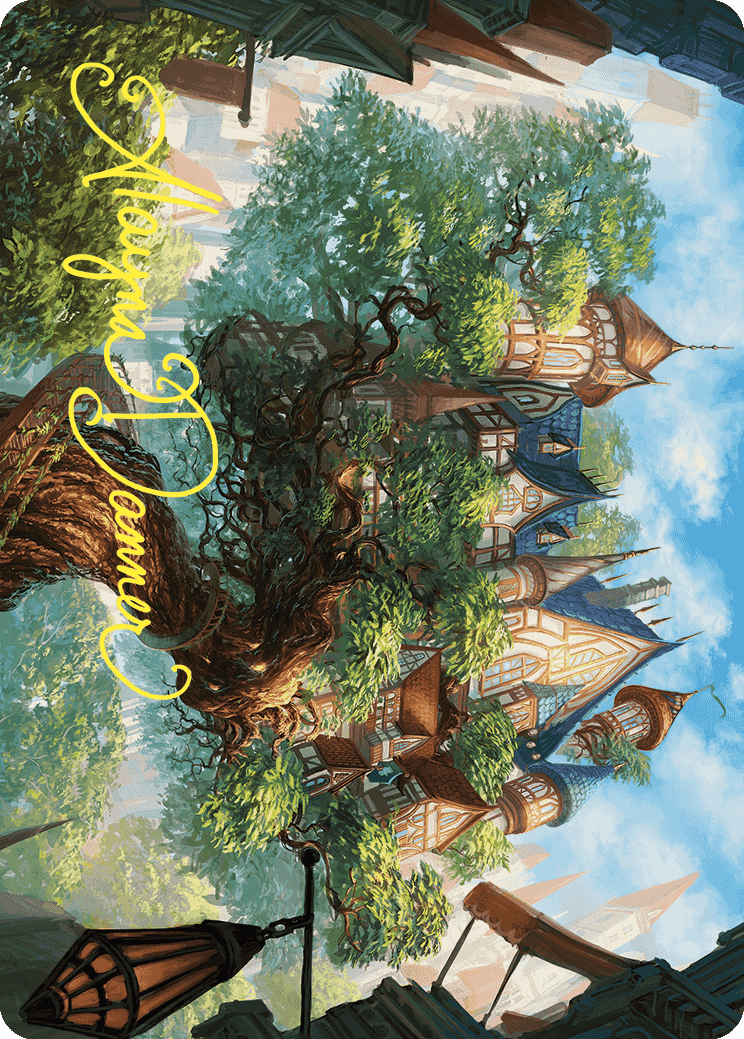 Edgewall Inn Art Card (Gold-Stamped Signature) [Wilds of Eldraine Art Series] | Jomio and Rueliete's Cards and Comics