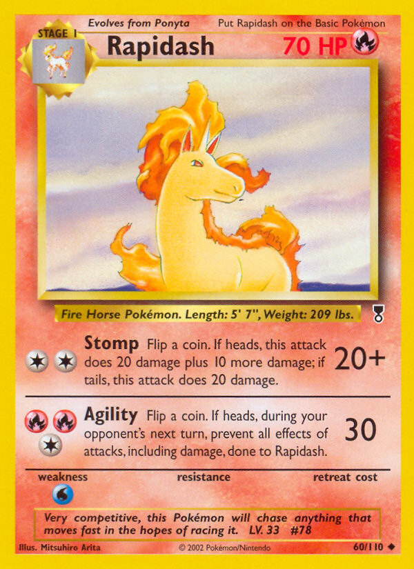 Rapidash (60/110) [Legendary Collection] | Jomio and Rueliete's Cards and Comics