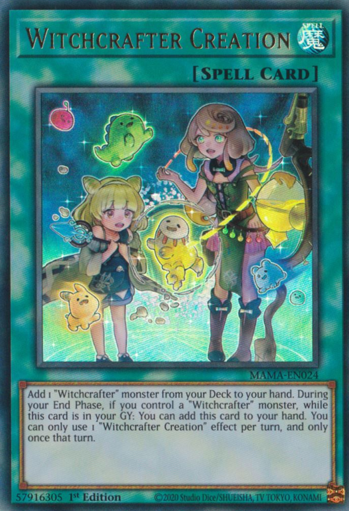 Witchcrafter Creation [MAMA-EN024] Ultra Rare | Jomio and Rueliete's Cards and Comics