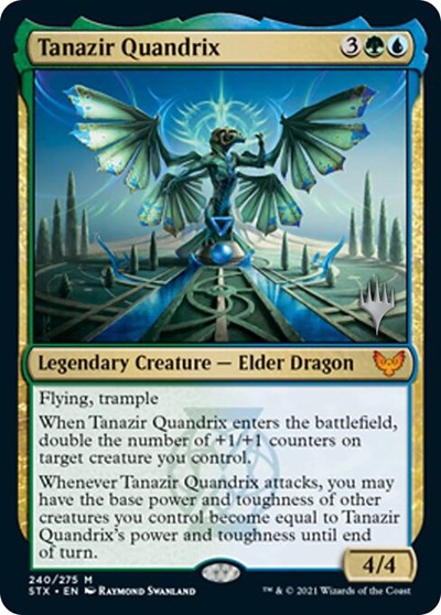 Tanazir Quandrix (Promo Pack) [Strixhaven: School of Mages Promos] | Jomio and Rueliete's Cards and Comics