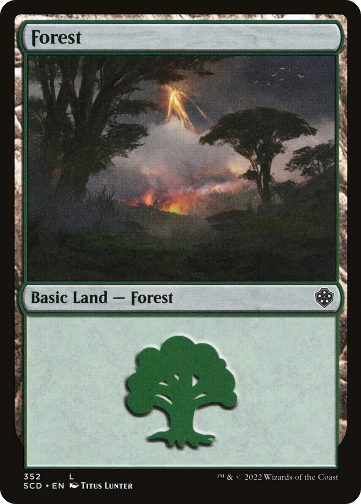 Forest (352) [Starter Commander Decks] | Jomio and Rueliete's Cards and Comics