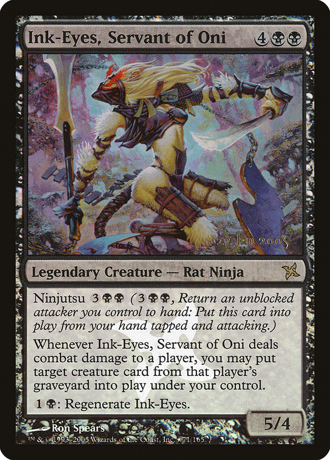 Ink-Eyes, Servant of Oni [Betrayers of Kamigawa Promos] | Jomio and Rueliete's Cards and Comics
