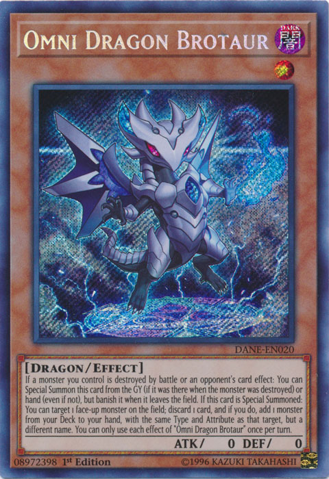 Omni Dragon Brotaur [DANE-EN020] Secret Rare | Jomio and Rueliete's Cards and Comics
